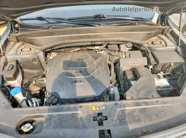 5XYP3DHC3MG157940 2021 KIA TELLURIDE Gray Vista interior trasera