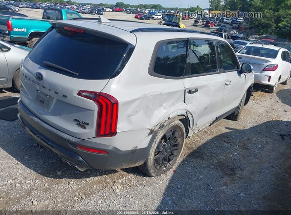5XYP3DHC3MG183597 2021 KIA TELLURIDE Gray Задня права чверть