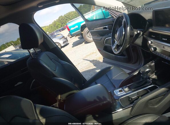 5XYP3DHC3MG183597 2021 KIA TELLURIDE Gray Вид салону спереду