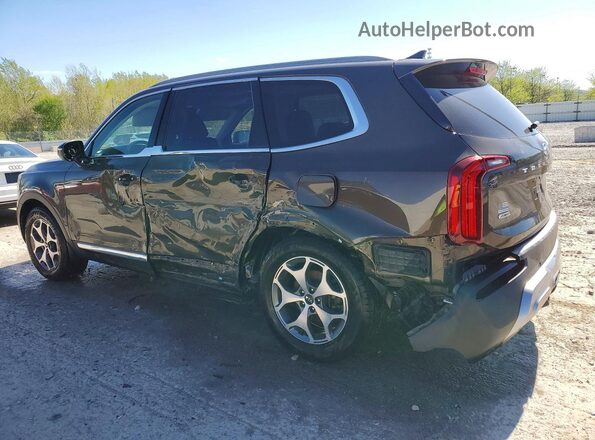 5XYP3DHC4LG018799 2020 KIA TELLURIDE Brown Հետևի ձախ