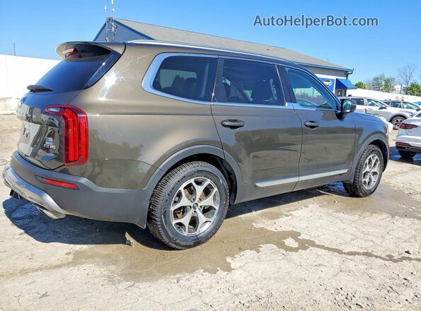 5XYP3DHC4LG018799 2020 KIA TELLURIDE Brown Հետևի աջ