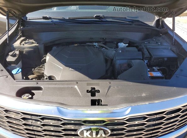 5XYP3DHC4LG018799 2020 KIA TELLURIDE Brown Շարժիչի բաժամունքի տեսք