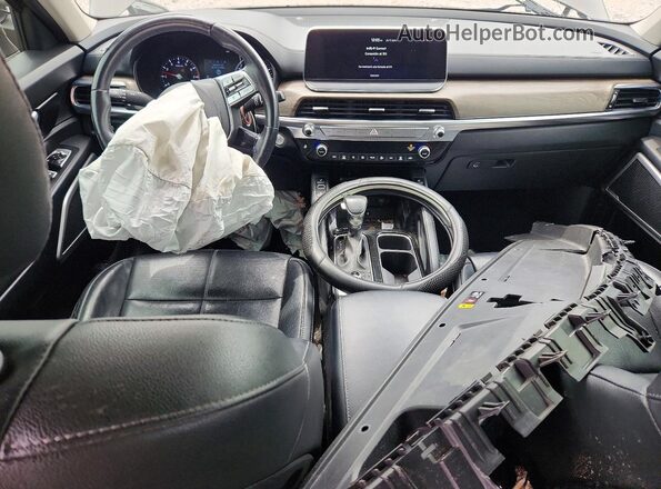 5XYP3DHC4MG113753 2021 KIA TELLURIDE Коричневый Вид панели приборов