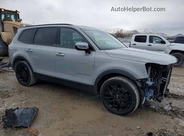 5XYP3DHC4NG230217 2022 KIA TELLURIDE Gray Front right