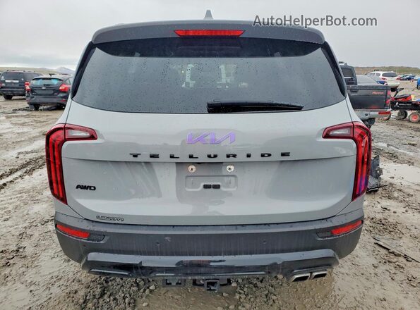 5XYP3DHC4NG230217 2022 KIA TELLURIDE Gray Rear view