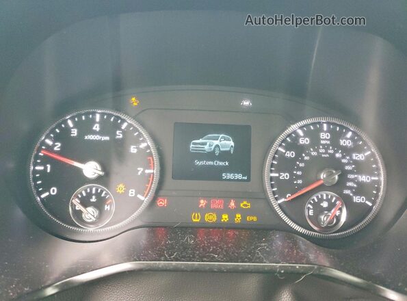 5XYP3DHC4NG230217 2022 KIA TELLURIDE Gray Instrument cluster view