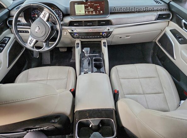 5XYP3DHC5LG034879 2020 KIA TELLURIDE Серый Вид панели приборов