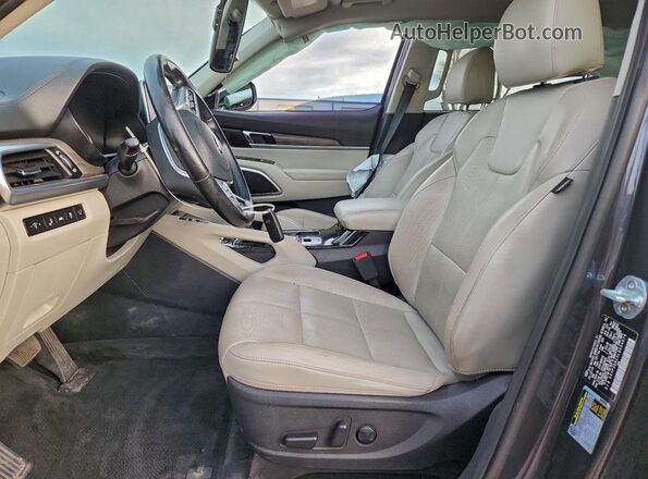 5XYP3DHC5LG034879 2020 KIA TELLURIDE Серый Вид салона спереди