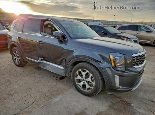 5XYP3DHC5LG034879 2020 KIA TELLURIDE Серый Передняя правая четверть