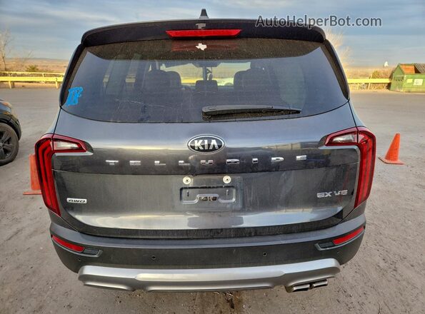 5XYP3DHC5LG034879 2020 KIA TELLURIDE Серый Вид сзади
