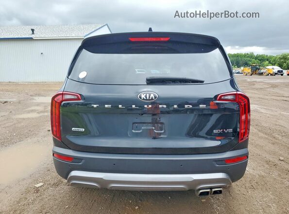 5XYP3DHC5LG058597 2020 KIA TELLURIDE Black Rear view