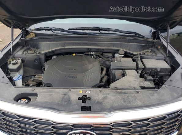 5XYP3DHC5LG058597 2020 KIA TELLURIDE Black Engine compartment view