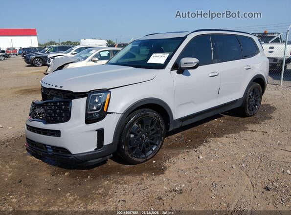 5XYP3DHC5NG323263 2022 KIA TELLURIDE Gray Передня ліва чверть