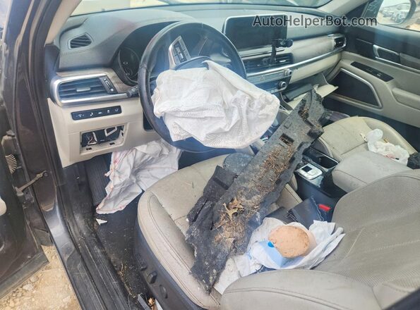 5XYP3DHC7LG003178 2020 KIA TELLURIDE Gray Dashboard view