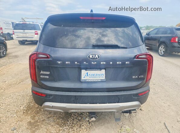 5XYP3DHC7LG003178 2020 KIA TELLURIDE Gray Rear view