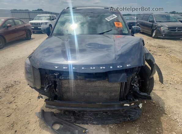 5XYP3DHC7LG003178 2020 KIA TELLURIDE Gray Front view