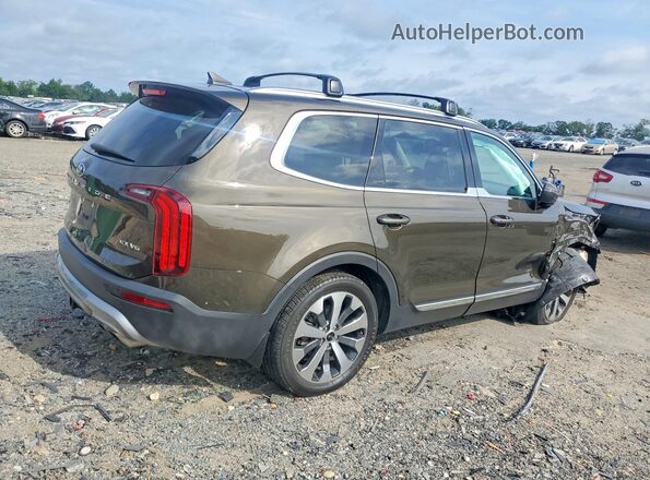 5XYP3DHC7LG082187 2020 KIA TELLURIDE Brown Rear right