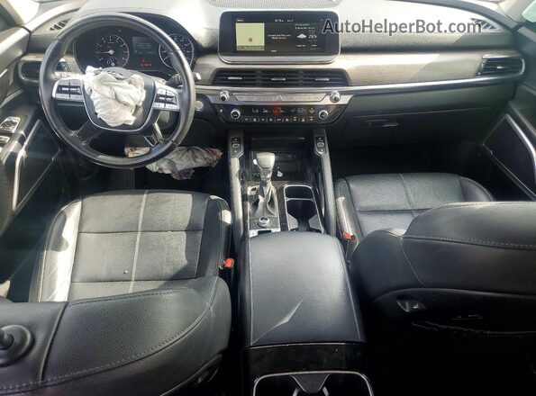 5XYP3DHC7LG082187 2020 KIA TELLURIDE Brown Dashboard view
