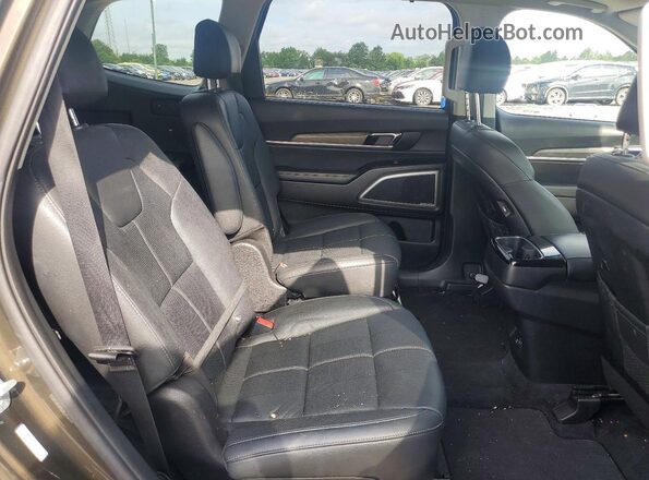 5XYP3DHC7LG082187 2020 KIA TELLURIDE Brown Rear interior view