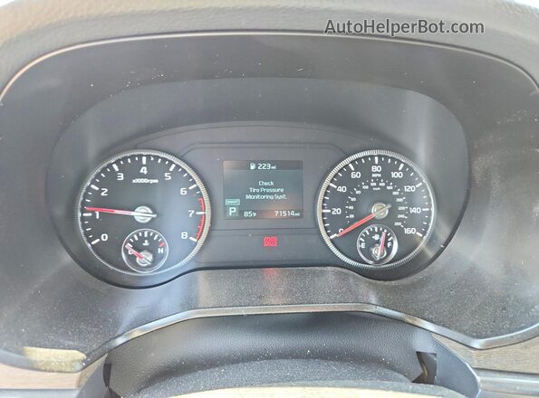 5XYP3DHC7MG166558 2021 KIA TELLURIDE Gray Instrument cluster view
