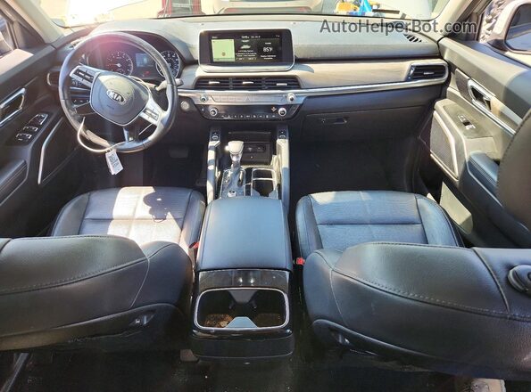 5XYP3DHC7MG166558 2021 KIA TELLURIDE Gray Dashboard view