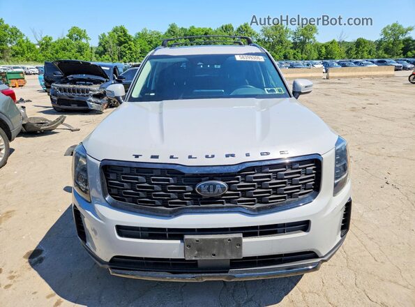 5XYP3DHC7MG166558 2021 KIA TELLURIDE Gray Front view