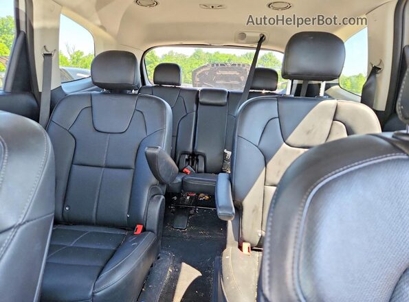 5XYP3DHC7MG166558 2021 KIA TELLURIDE Gray Rear seats view