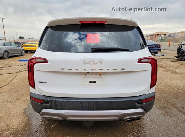 5XYP3DHC7NG294641 2022 KIA TELLURIDE White Вид ззаду