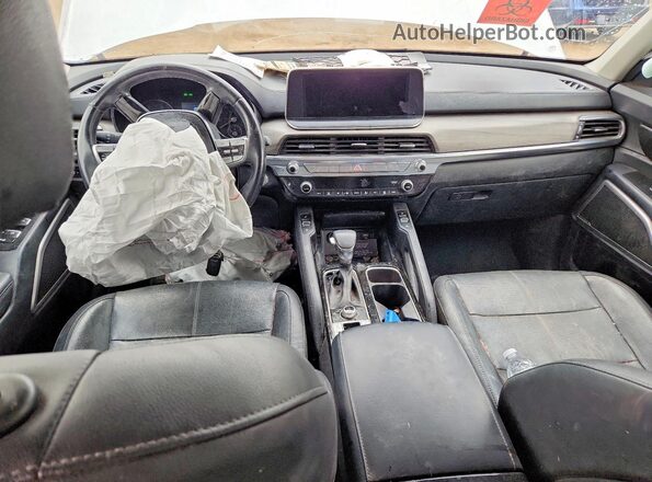 5XYP3DHC7NG294641 2022 KIA TELLURIDE White Вид панелі приладів