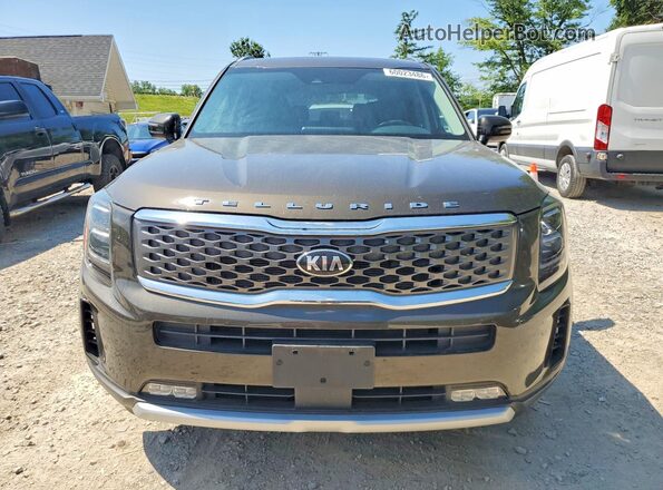 5XYP3DHC8MG137537 2021 KIA TELLURIDE Brown Դիմացի տեսք