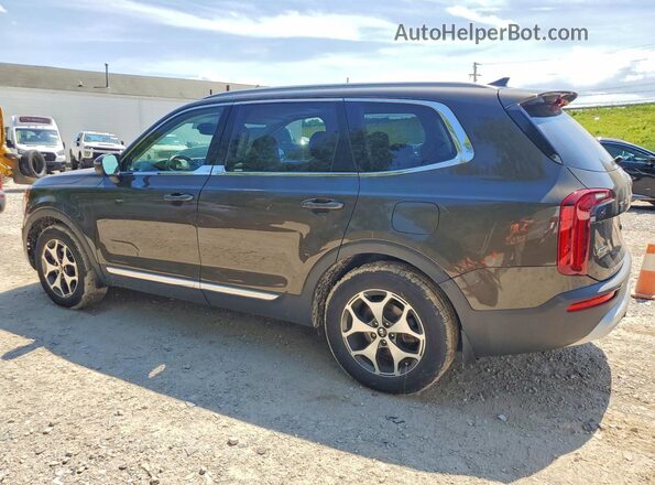 5XYP3DHC8MG137537 2021 KIA TELLURIDE Brown Հետևի ձախ