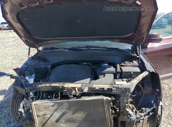 5XYP3DHC9LG068193 2020 KIA TELLURIDE Maroon ძრავის განყოფილების ხედი