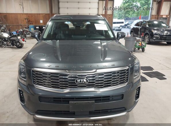 5XYP3DHCXLG031122 2020 KIA TELLURIDE Gray Սարքավորումների վահանակի տեսք
