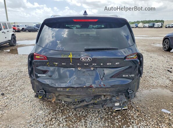 5XYP3DHCXLG057042 2020 KIA TELLURIDE Black Rear view