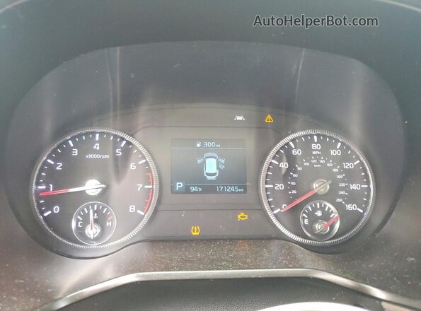 5XYP3DHCXLG057042 2020 KIA TELLURIDE Black Instrument cluster view