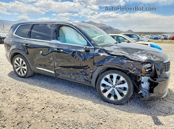 5XYP3DHCXNG216189 2022 KIA TELLURIDE Charcoal Delantero derecho