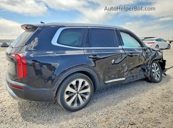 5XYP3DHCXNG216189 2022 KIA TELLURIDE Charcoal Trasero derecho