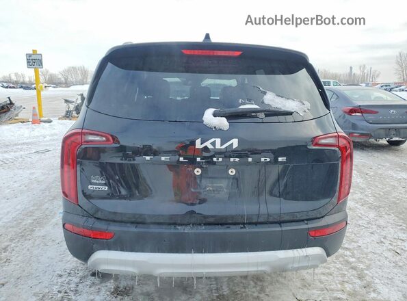 5XYP3DHCXNG288770 2022 KIA TELLURIDE Black Вид ззаду