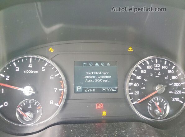 5XYP3DHCXNG288770 2022 KIA TELLURIDE Black Вид щитка приладів