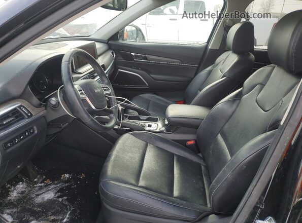 5XYP3DHCXNG288770 2022 KIA TELLURIDE Black Вид салону спереду
