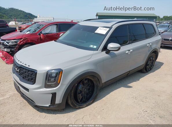 5XYP3DHCXNG302019 2022 KIA TELLURIDE Серый Передняя левая четверть