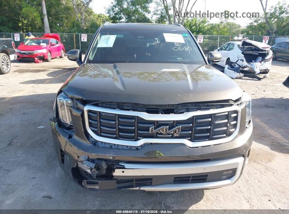 5XYP54GC1RG440680 2024 KIA TELLURIDE Dark Brown წინა ხედი