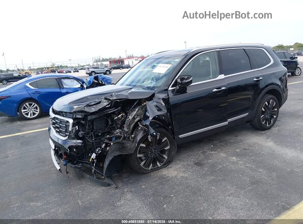 5XYP54GC9SG629924 2025 KIA TELLURIDE Black Vista tres cuartos delantera izquierda