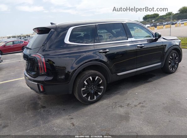 5XYP54GC9SG629924 2025 KIA TELLURIDE Black Trasero derecho
