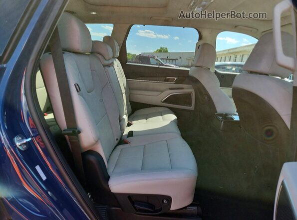 5XYP54GCXSG592267 2025 KIA TELLURIDE Blue Widok wnętrza z tyłu