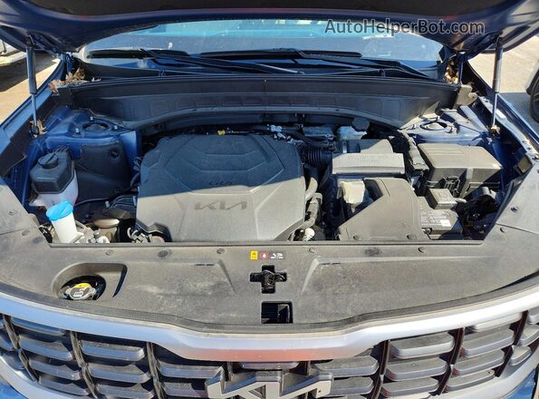 5XYP54GCXSG592267 2025 KIA TELLURIDE Blue Widok komory silnika