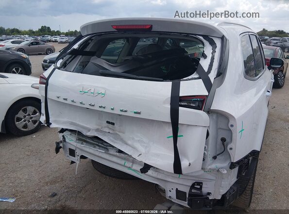 5XYP54HC0NG311127 2022 KIA TELLURIDE Белый Задняя правая четверть