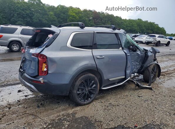 5XYP54HC1MG154965 2021 KIA TELLURIDE Gray Задня права чверть