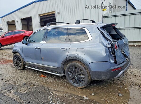5XYP54HC1MG154965 2021 KIA TELLURIDE Gray Задня ліва чверть