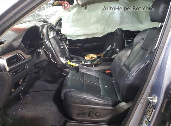 5XYP54HC1MG154965 2021 KIA TELLURIDE Gray Вид салону спереду